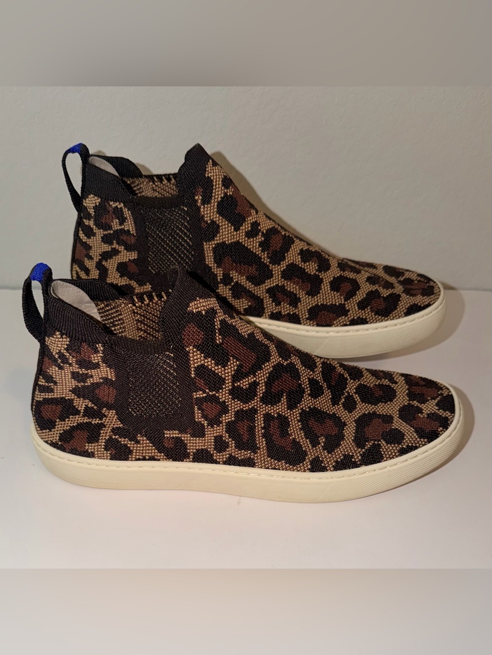 Rothy’s The Chelsea Boot in Wildcat Leopard Print - Women’s Size 10.5